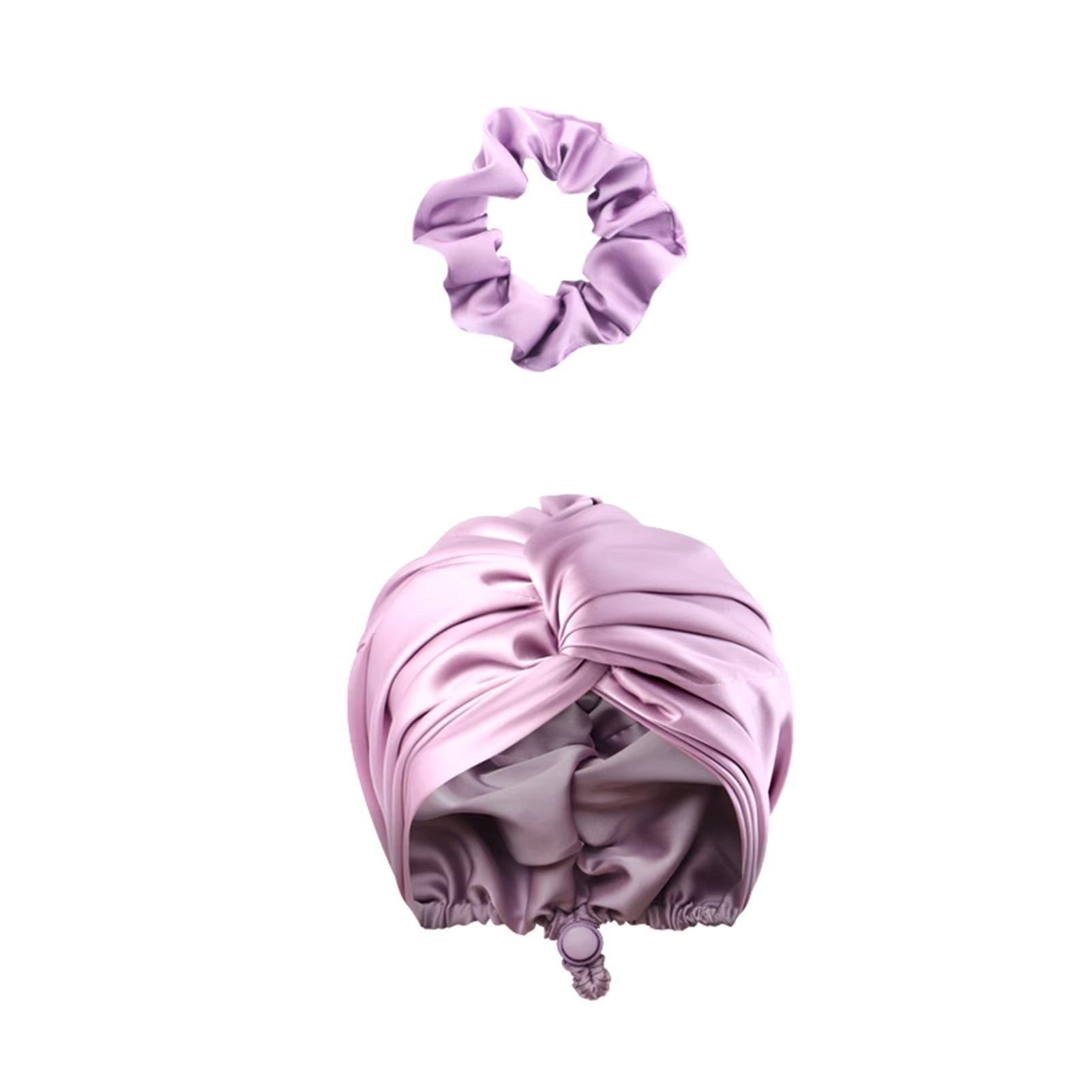 Women Satin Solid Sleeping Hat Night Sleep Cap for Women Shower Caps Waterproof Solid Sleeping Hair Bonnets Adjustable Cap