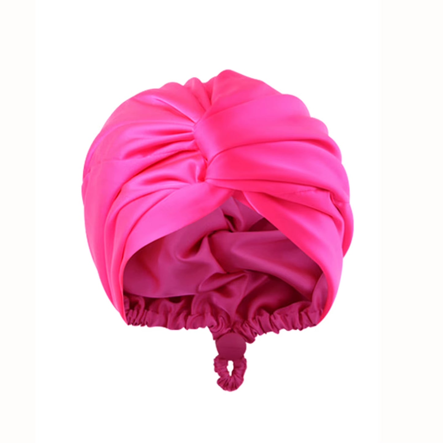 Women Satin Solid Sleeping Hat Night Sleep Cap for Women Shower Caps Waterproof Solid Sleeping Hair Bonnets Adjustable Cap
