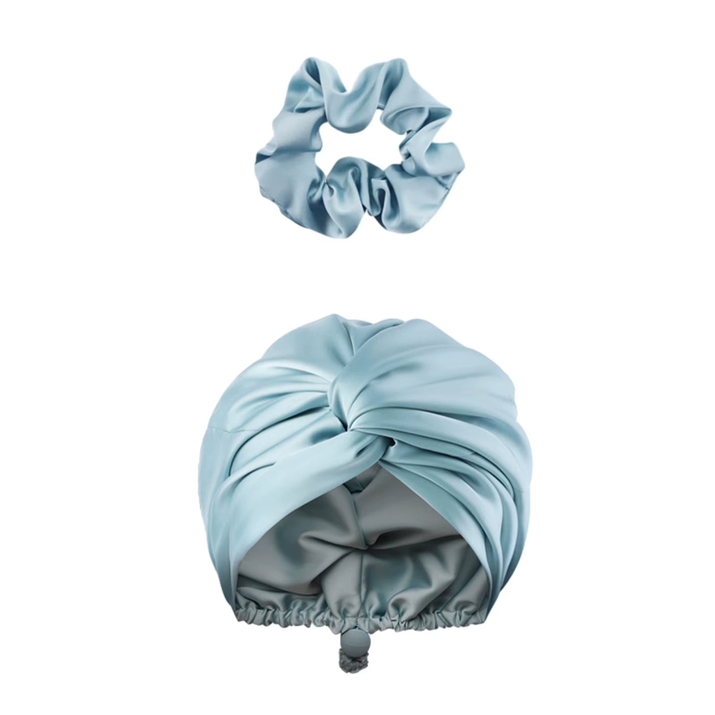 Women Satin Solid Sleeping Hat Night Sleep Cap for Women Shower Caps Waterproof Solid Sleeping Hair Bonnets Adjustable Cap