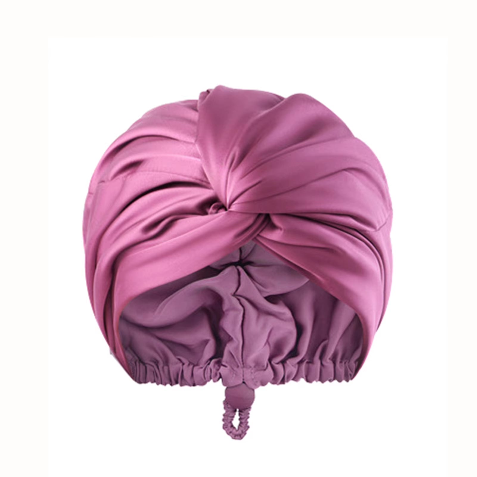 Women Satin Solid Sleeping Hat Night Sleep Cap for Women Shower Caps Waterproof Solid Sleeping Hair Bonnets Adjustable Cap