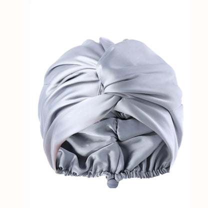 Women Satin Solid Sleeping Hat Night Sleep Cap for Women Shower Caps Waterproof Solid Sleeping Hair Bonnets Adjustable Cap
