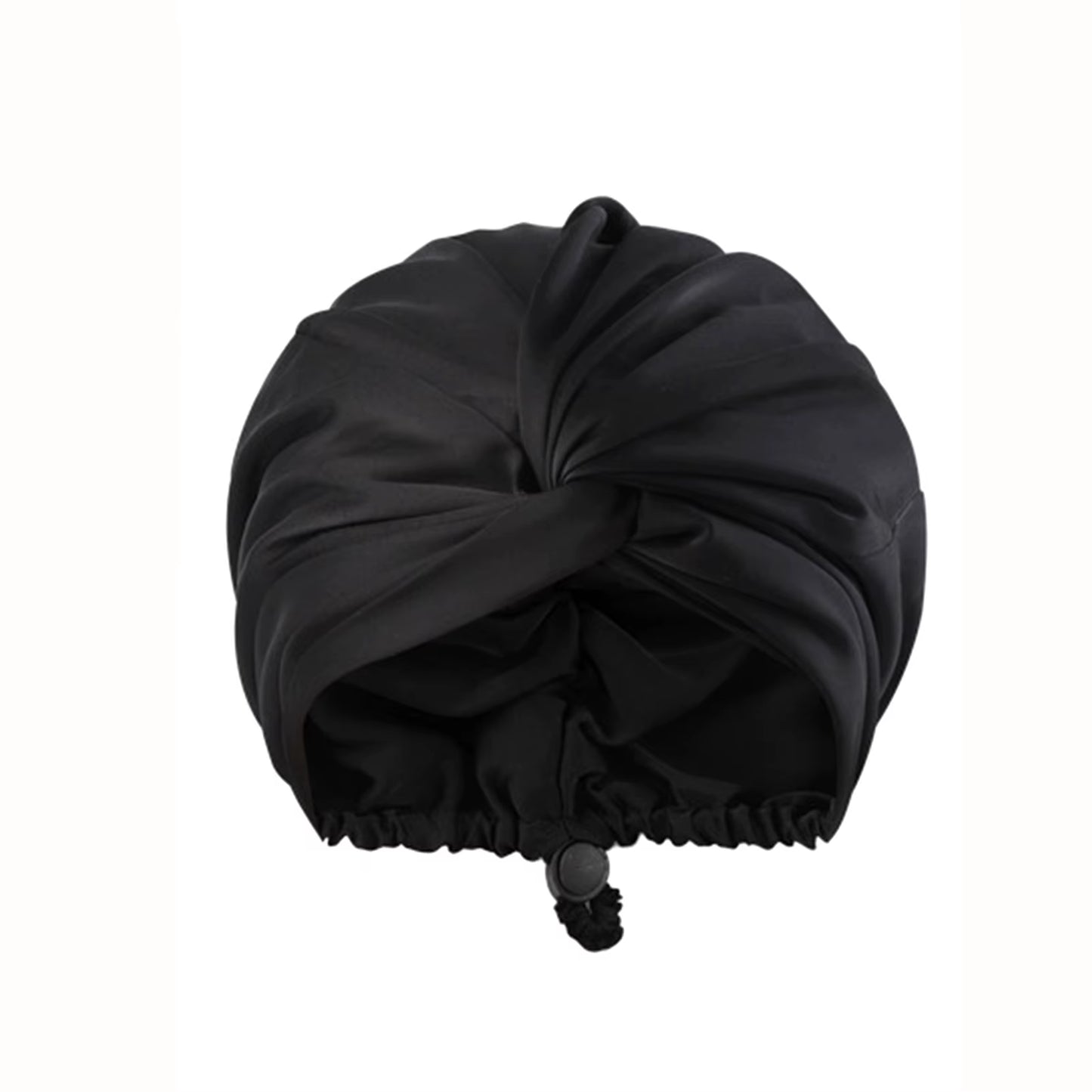 Women Satin Solid Sleeping Hat Night Sleep Cap for Women Shower Caps Waterproof Solid Sleeping Hair Bonnets Adjustable Cap