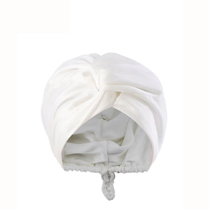 Women Satin Solid Sleeping Hat Night Sleep Cap for Women Shower Caps Waterproof Solid Sleeping Hair Bonnets Adjustable Cap