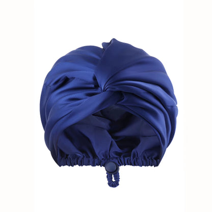 Women Satin Solid Sleeping Hat Night Sleep Cap for Women Shower Caps Waterproof Solid Sleeping Hair Bonnets Adjustable Cap