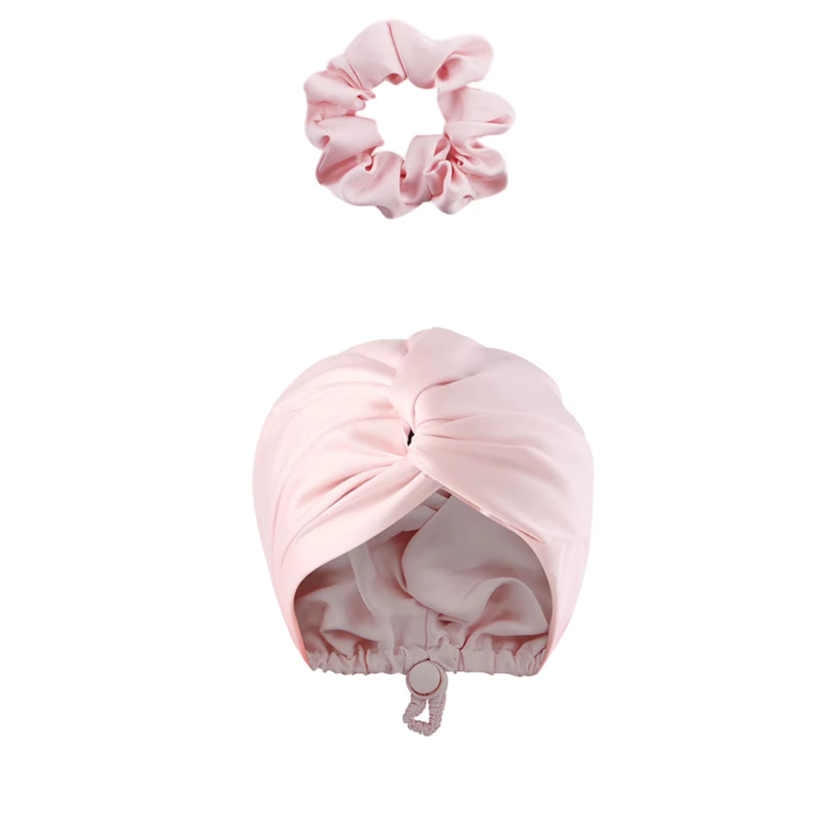 Women Satin Solid Sleeping Hat Night Sleep Cap for Women Shower Caps Waterproof Solid Sleeping Hair Bonnets Adjustable Cap